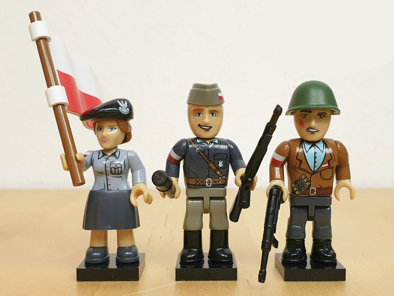 COBI Warsaw Uprising 1944 Battlepack 2057 Figuren gebaut