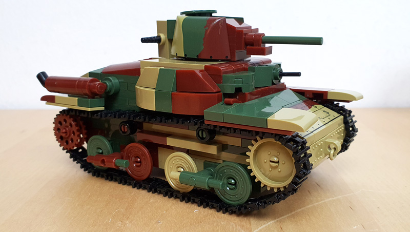 COBI 3115 Type 95 Ha Go gebaut Schrage Ansicht