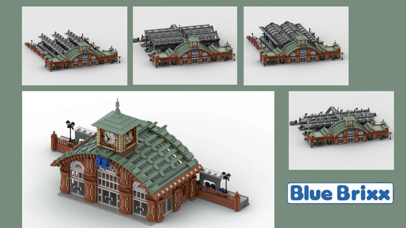 BlueBrixx modularer Hauptbahnhof Titel