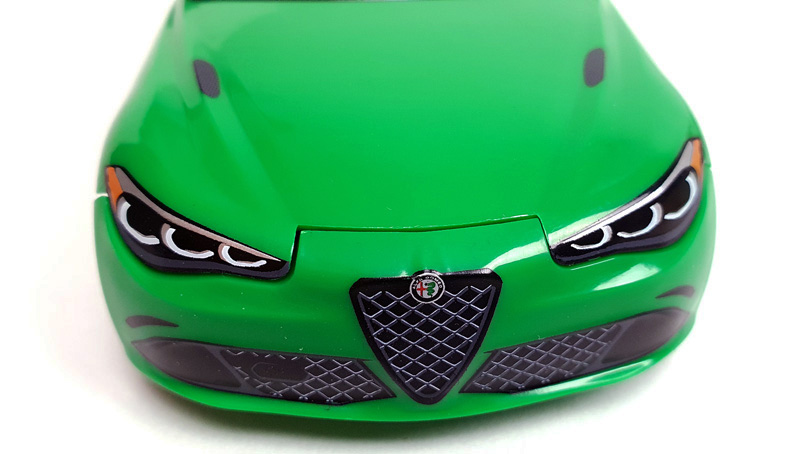 COBI 24605 Alfa Romeo Giulia Quadrifoglio gebaut Frontansicht