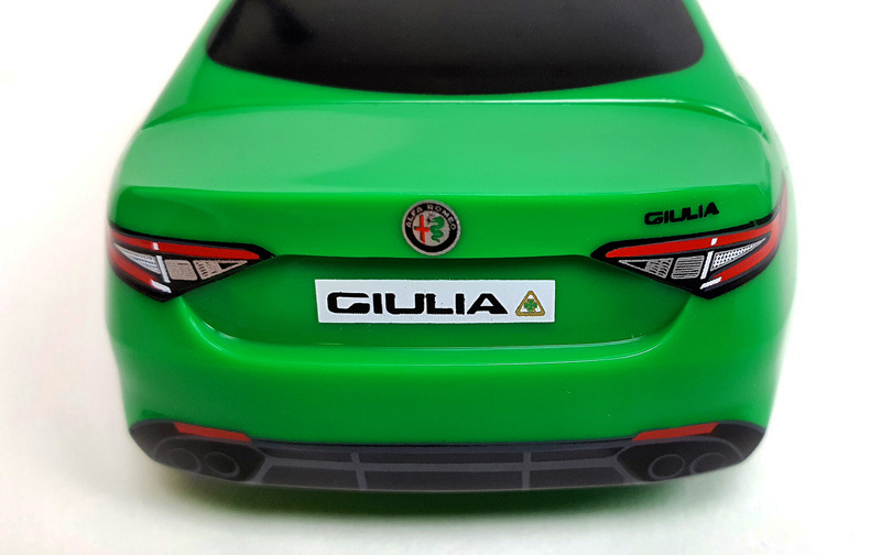 COBI 24605 Alfa Romeo Giulia Quadrifoglio gebaut Heckansicht