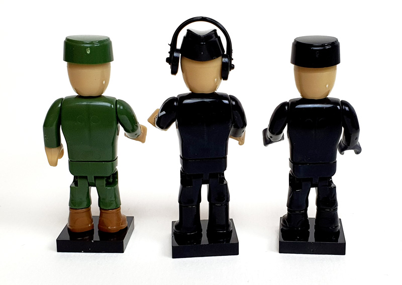 COBI Minifiguren Set German Tank Crew 2053 Rückansicht