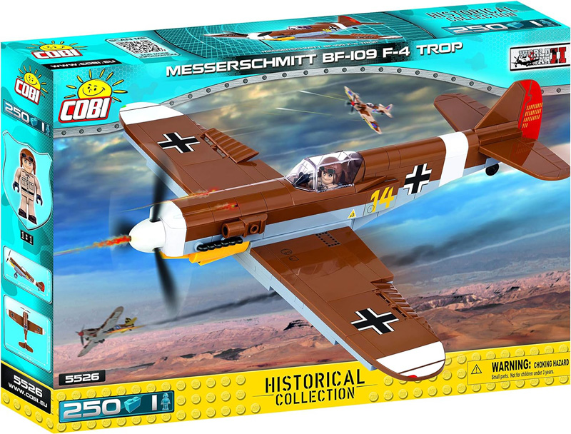 COBI 5526 Messerschmitt BF-109 F-4 Trop Box Front