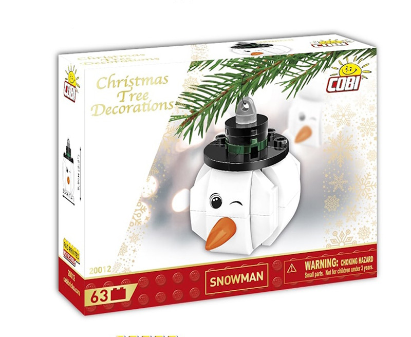 COBI Weihnachten Baumschmuck Schneemann 20012 Box