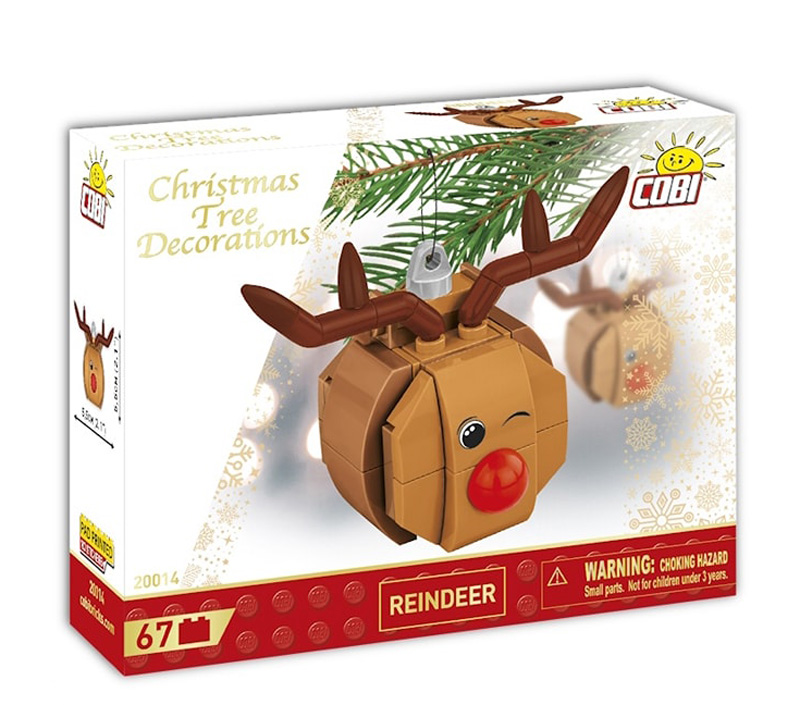 COBI Weihnachten Baumschmuck Rentier Reindeer 20014 Box