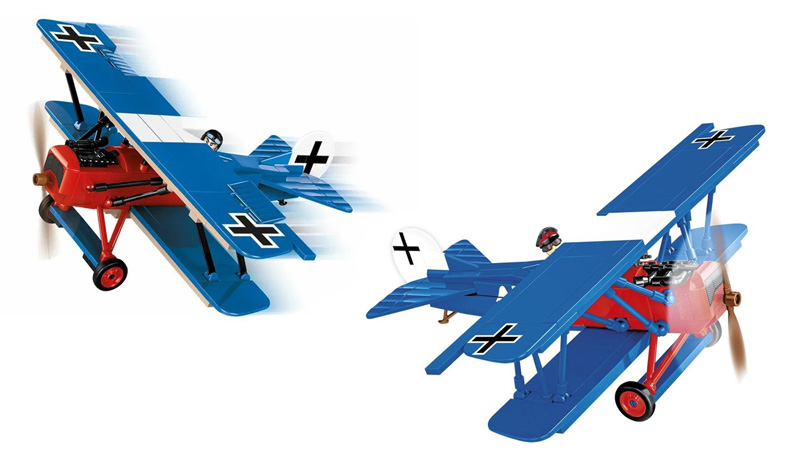 COBI 2994 Fokker D. VII und 2978 Vergleich Set gesamt