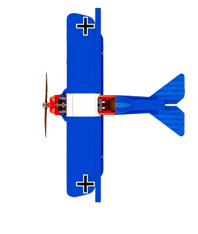 COBI Fokker D. VII 2994 Draufsicht