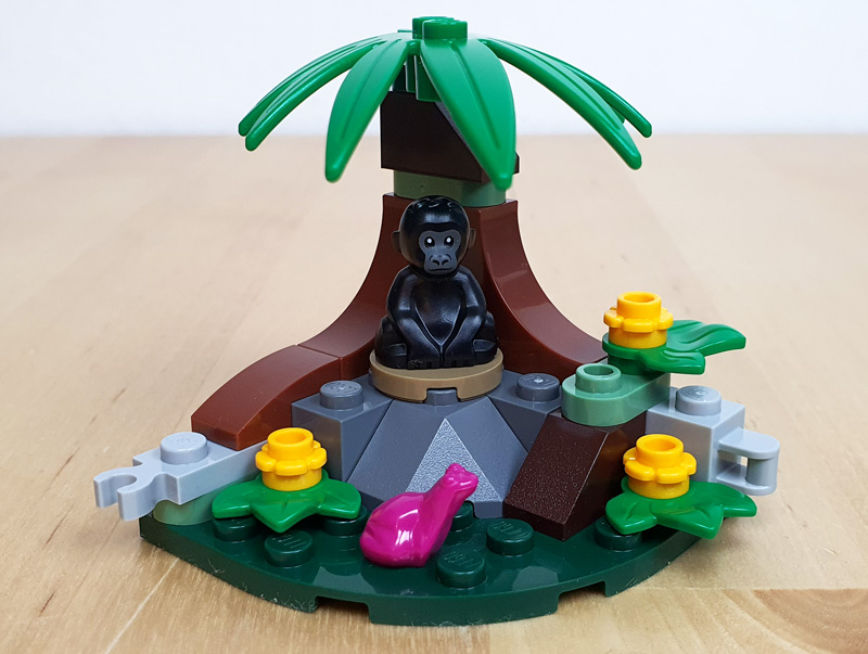 LEGO Polybag 30665 Dschungelforscher mit Baby-Gorilla Set Diorama