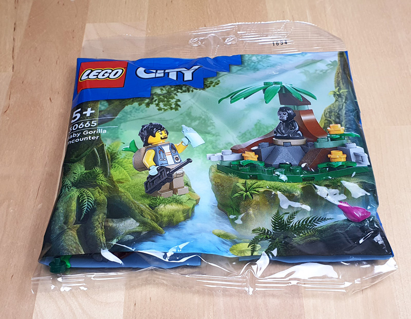 LEGO Polybag 30665 Dschungelforscher mit Baby-Gorilla Set Verpackung