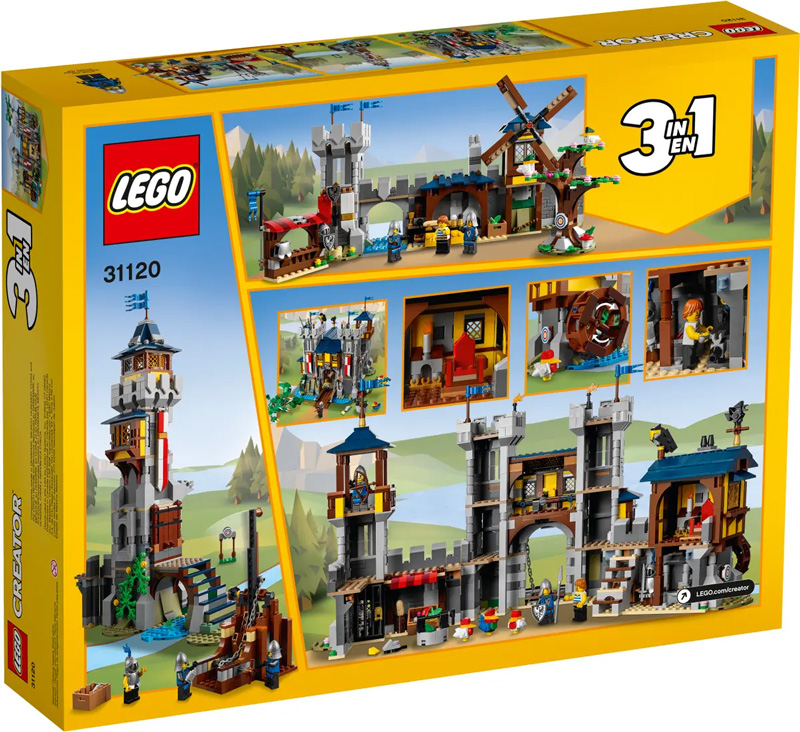 LEGO 31120 Mittelalterliche Burg Box Back