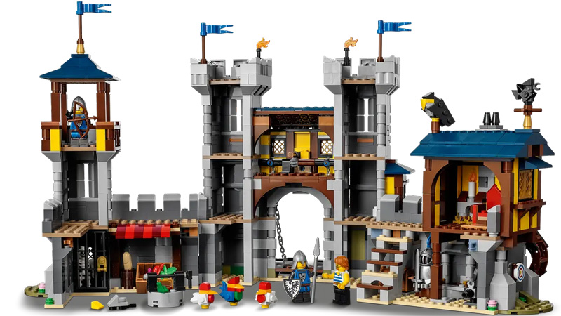 LEGO 31120 Mittelalterliche Burg Set Rückseite