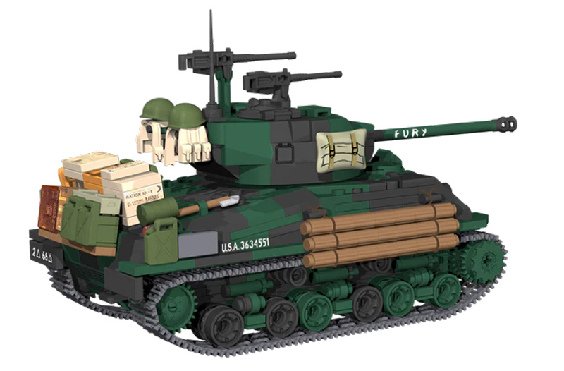 COBI Fury Sherman M4A2E8 (76) W 3117 Set Back