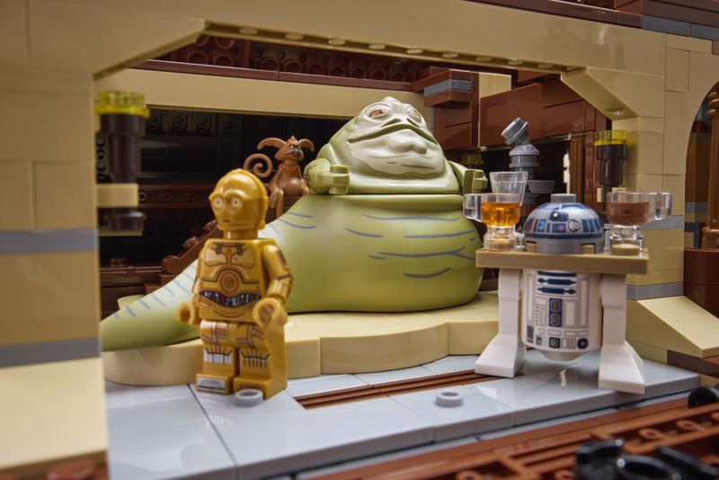 LEGO Jabbas Segelbarke UCS 75397 Minifiguren Szene