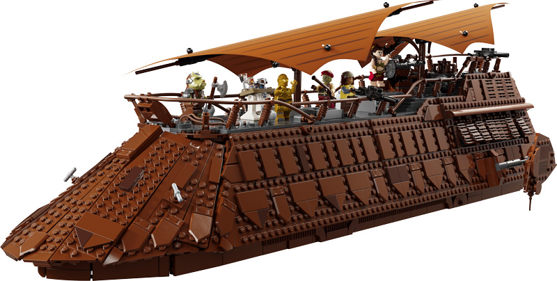 LEGO Jabbas Segelbarke UCS 75397 Set komplett Vorderseite