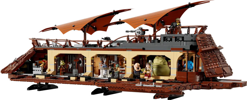 LEGO Jabbas Segelbarke UCS 75397 Set komplett Innenleben