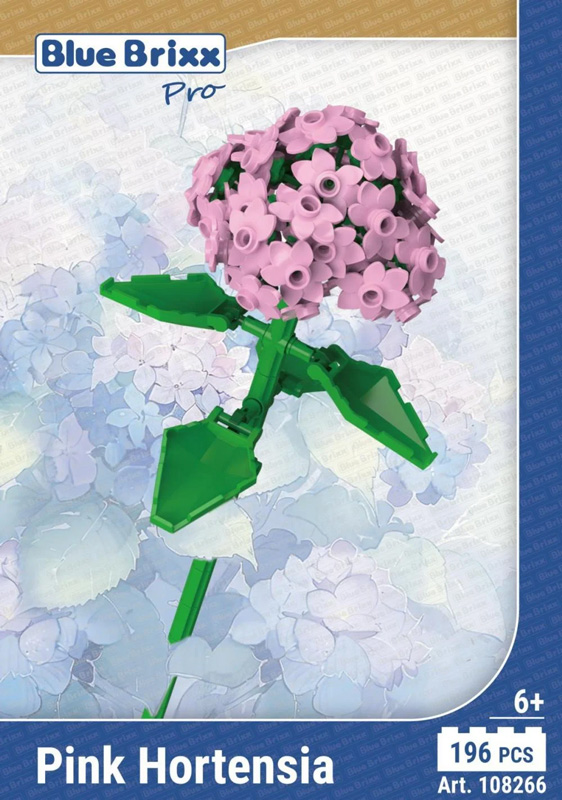 BlueBrixx Hortensie Rosa 108266 Box