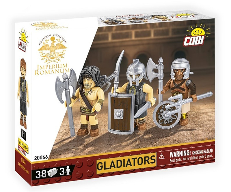 COBI Imperium Romanum Gladiators 20066 Minifiguren Box