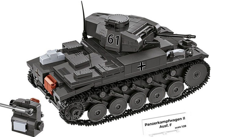 COBI 2597 Panzerkampfwagen II Ausf. F Set