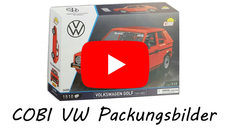 COBI Volkswagen Setbilder Video