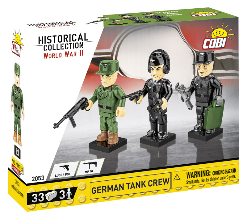 COBI Minifiguren Set German Tank Crew 2053 Box