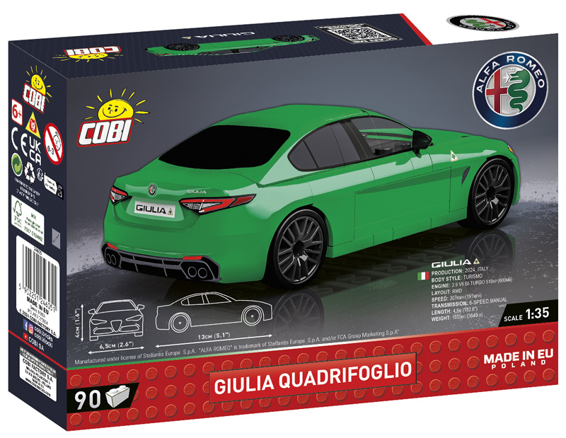 Alfa Romeo Giulia Quadrifoglio 24605 box back