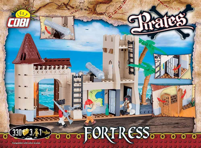 COBI Pirates Fortress 6015 Box Rückseite