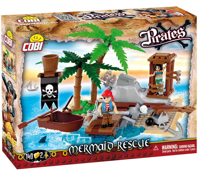 COBI Classics Piraten Mermaid Rescue 6023 Box