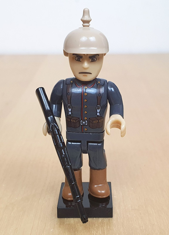 COBI Great War Minifiguren Set Battle Pack 2056 deutscher Soldat Frontansicht