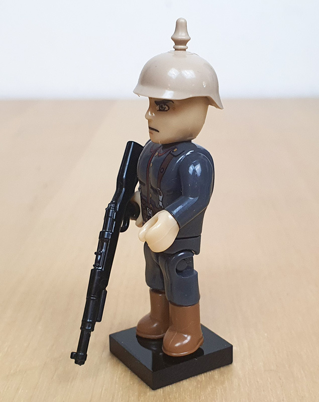 COBI Great War Minifiguren Set Battle Pack 2056 deutscher Soldat Schräge Ansicht