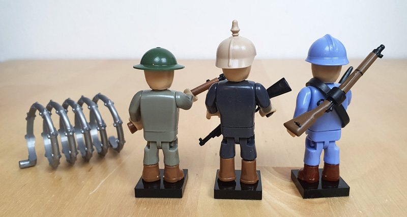 COBI Great War Minifiguren Set Battle Pack 2056 Rückseite