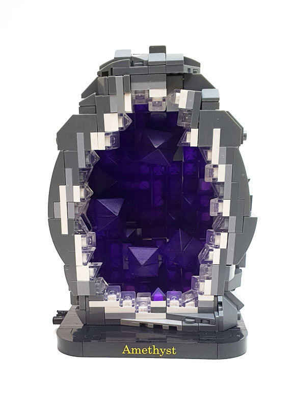 BlueBrixx Amethyst 107050 Set gebaut