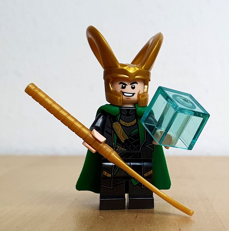 LEGO Marvel Avengers Heft 26 Loki Minifigur gesamt