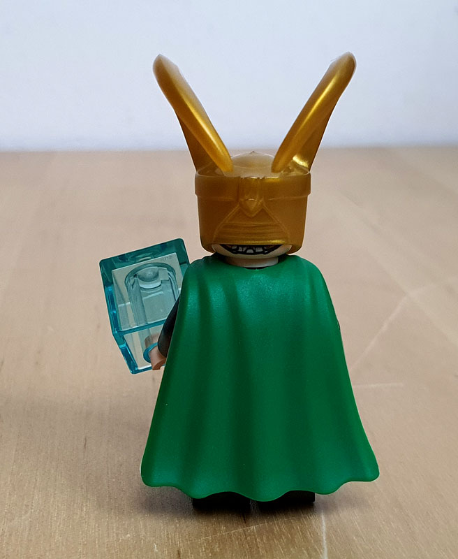 LEGO Marvel Avengers Heft 26 Loki Minifigur Rückseite