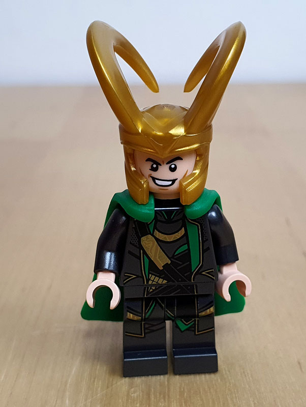 LEGO Marvel Avengers Heft 26 Loki Minifigur Vorderseite