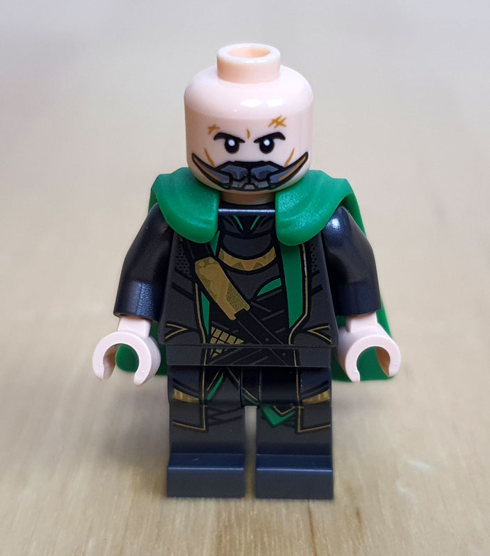 LEGO Marvel Avengers Heft 26 Loki Minifigur Wechselgesicht