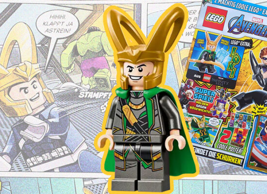 LEGO Marvel Avengers Magazin Nr. 26/2024 mit Loki Minifigur