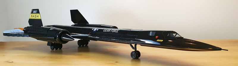 COBI Blackbird 5890 Executive Edition Set gebaut Seitenansicht