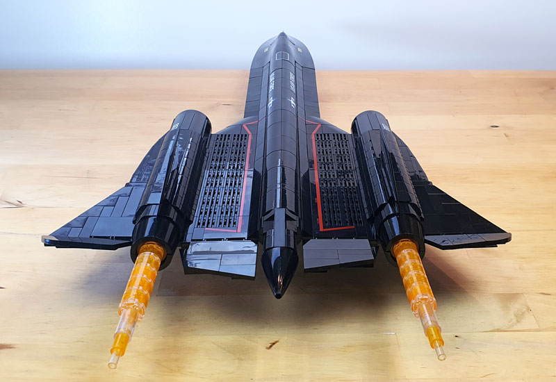 COBI Blackbird 5890 Executive Edition Set gebaut Rückansicht