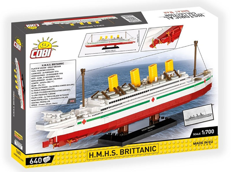 COBI 1681 Brittanic Box Back