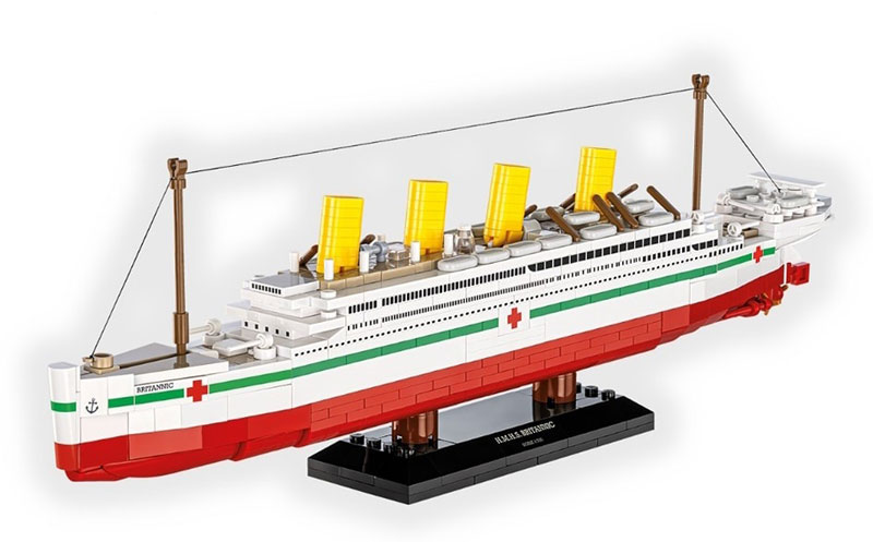 COBI 1681 Brittanic Set Vorderseite auf Displaysockel