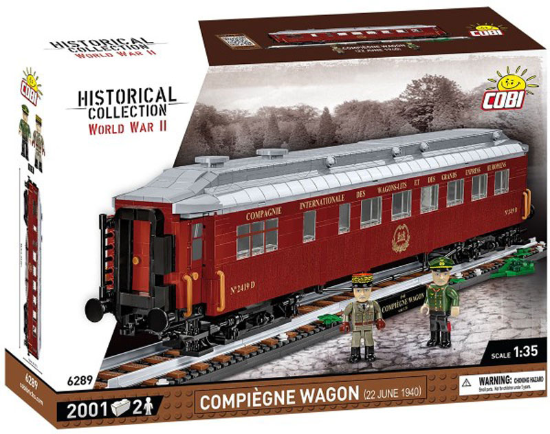 COBI 6289 Compiegne Wagon (22. Juni 1940) Box