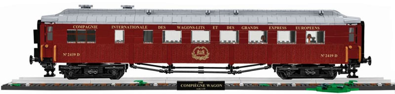 COBI 6289 Compiegne Wagon (22. Juni 1940) Seitenansicht