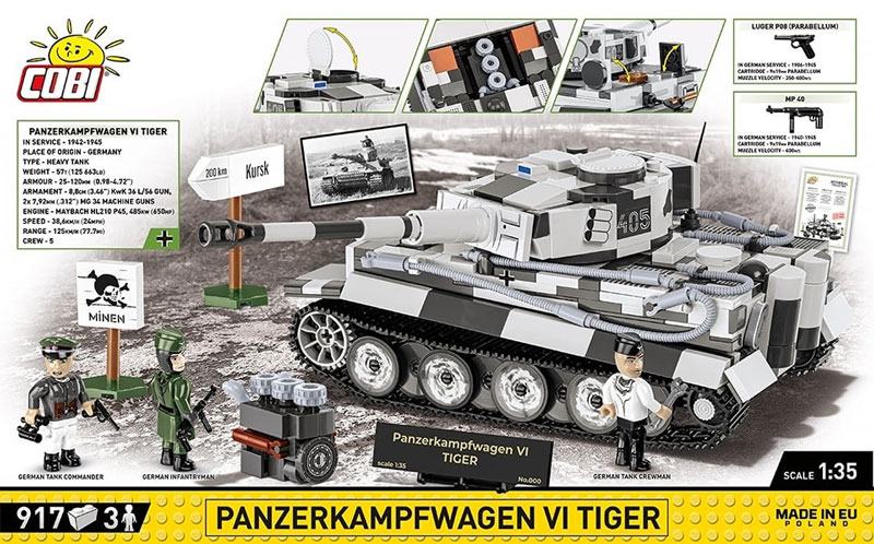 COBI 3122 Limited Edition Panzer VI Tiger Box