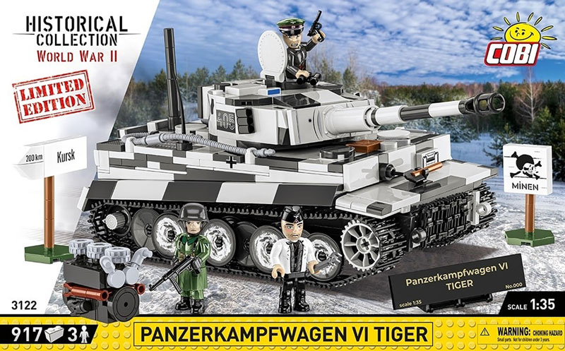 COBI 3122 Limited Edition Panzer VI Tiger Box