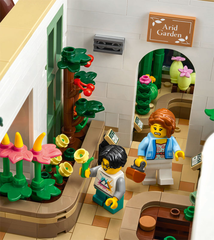 LEGO Ideas Botanischer Garten 21353 Minifigurenszene