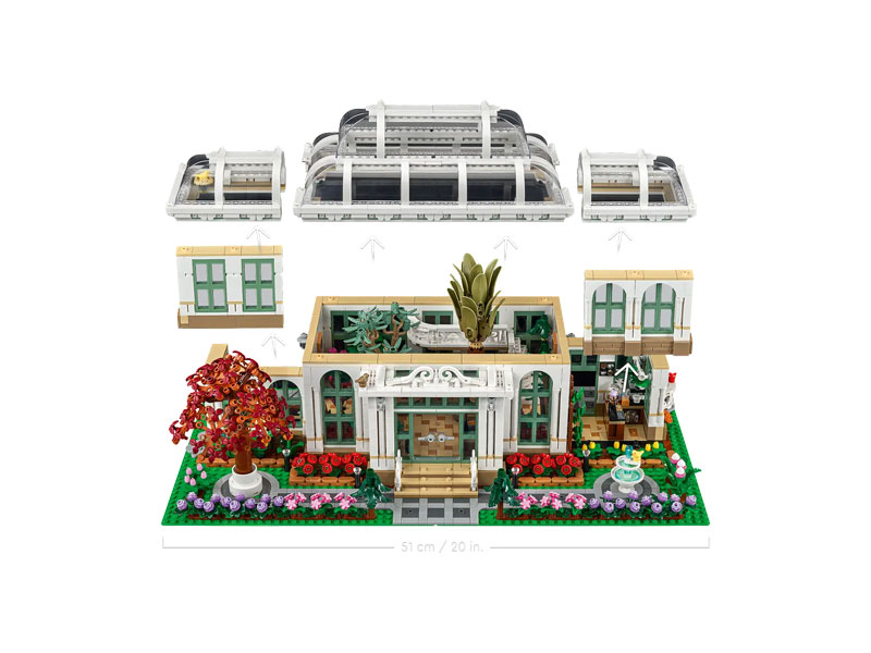 LEGO Ideas Botanischer Garten 21353 Set modular