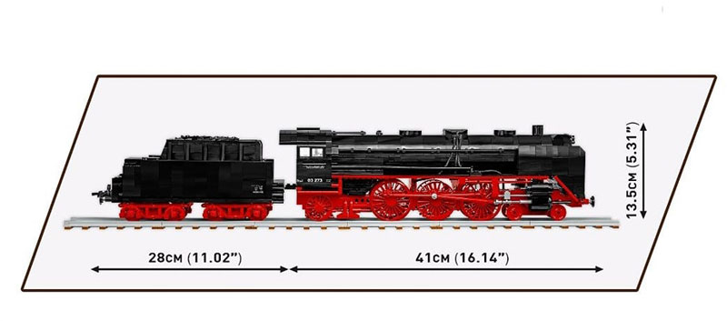 COBI 6288 DR BR 03 Steam Locomotive Set Seite