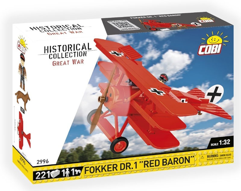 COBI Fokker Roter Baron 2996 Box