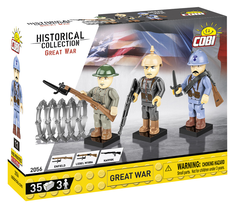 COBI Great War 2056 Minifiguren Set Box