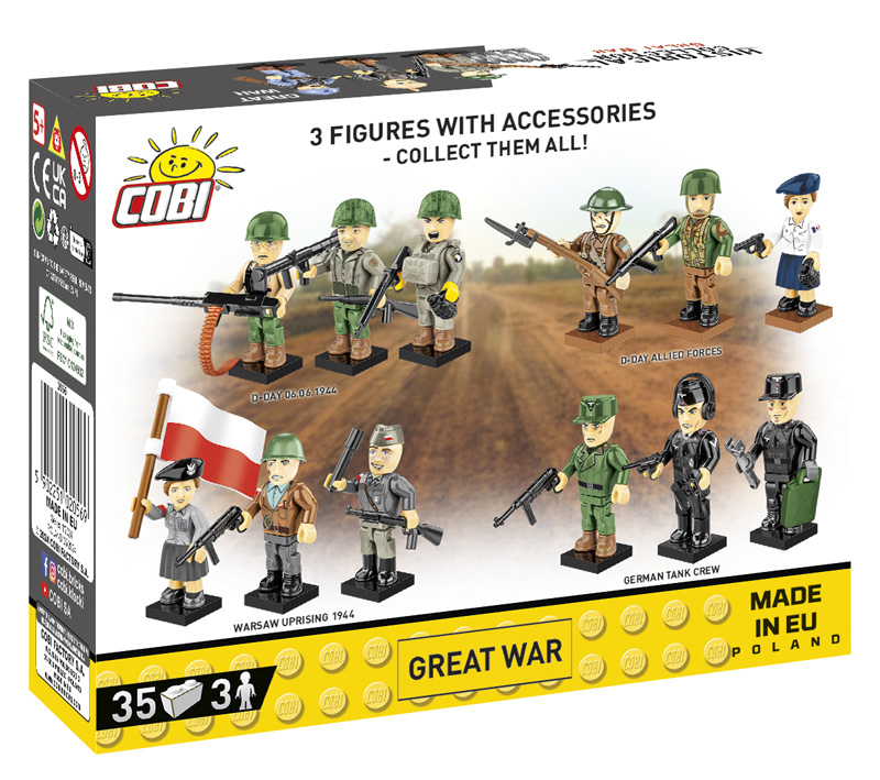 COBI Great War 2056 Minifiguren Set Box